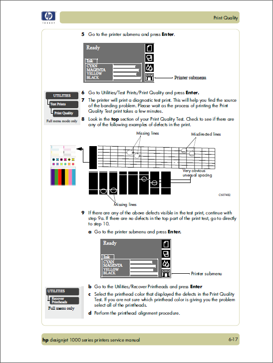 HP Designjet 1000 Service Manual-5